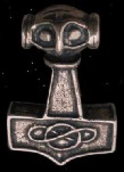 Thorshammer Messing - Anhänger