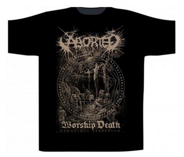 Aborted - Worship Death  Shirt