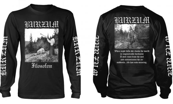 Burzum - Filosofem Cover  Longsleeve