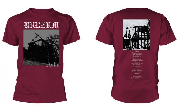 Burzum - Aske maroon  Shirt