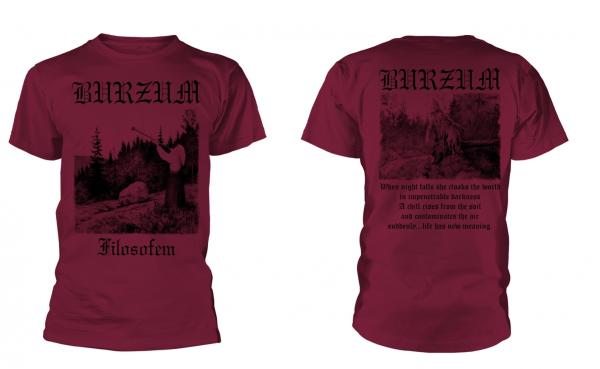 Burzum - Filosofem maroon  Shirt
