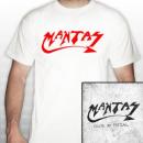 Mantas - Red Logo  Shirt  (white)